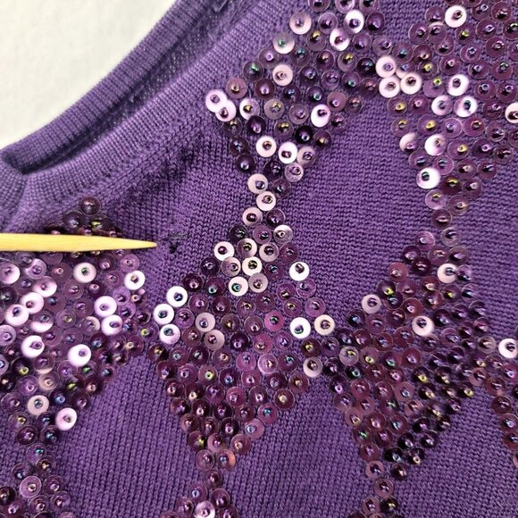 Dana Buchman Cutter Crafter Harlequin Sequin X Fine Merino Wool upcycle scrap - Picture 8 of 11